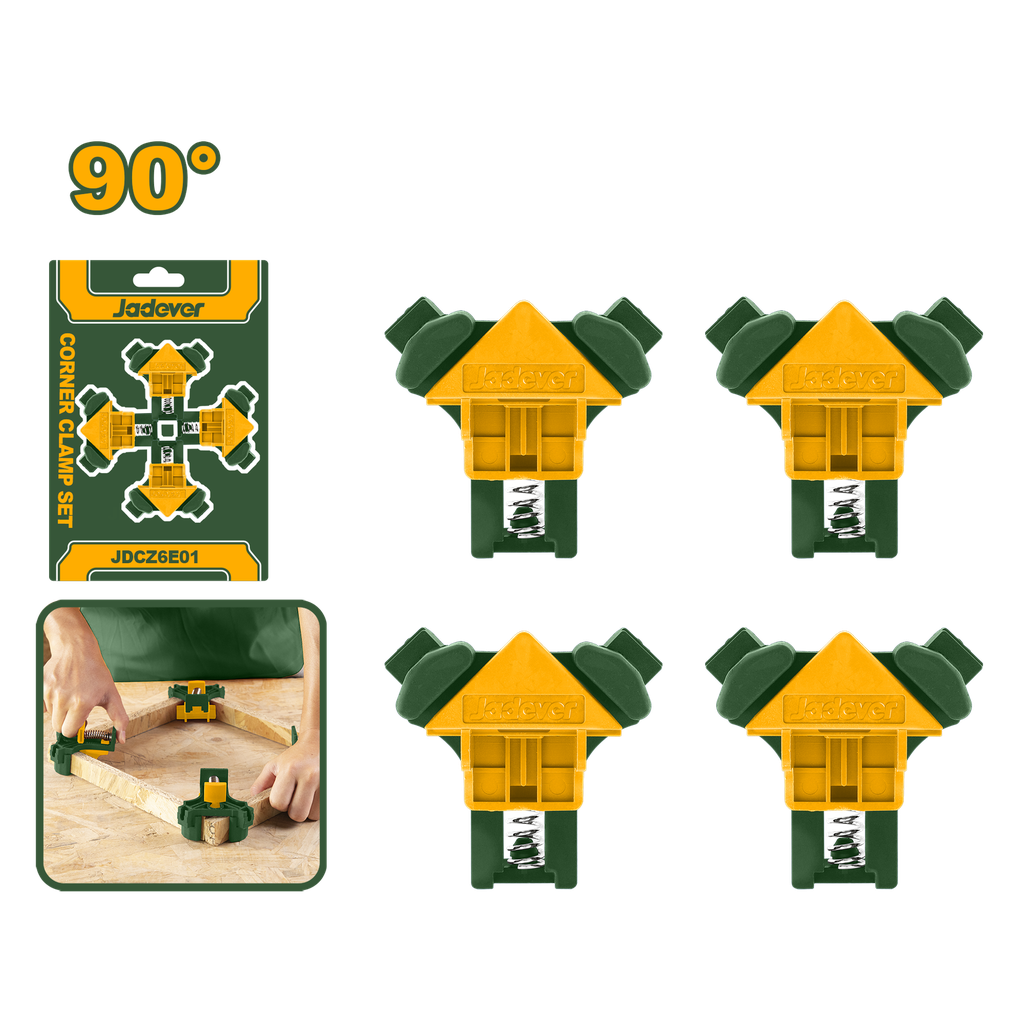 Jeu de 4 pinces d'angle