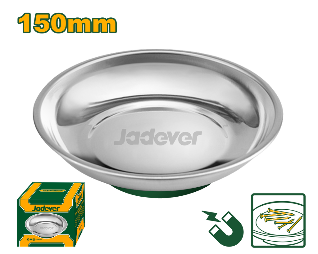 6" Round magnetic storage tray