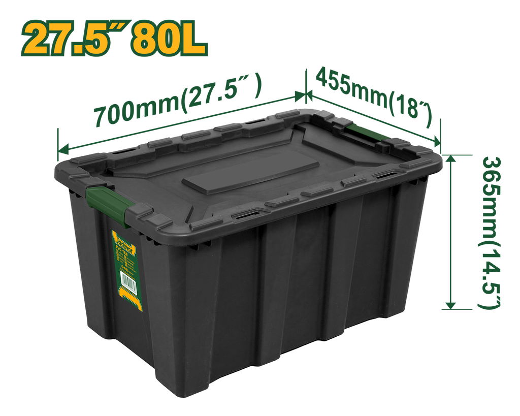 27.5"X80L Plastic Storage Container