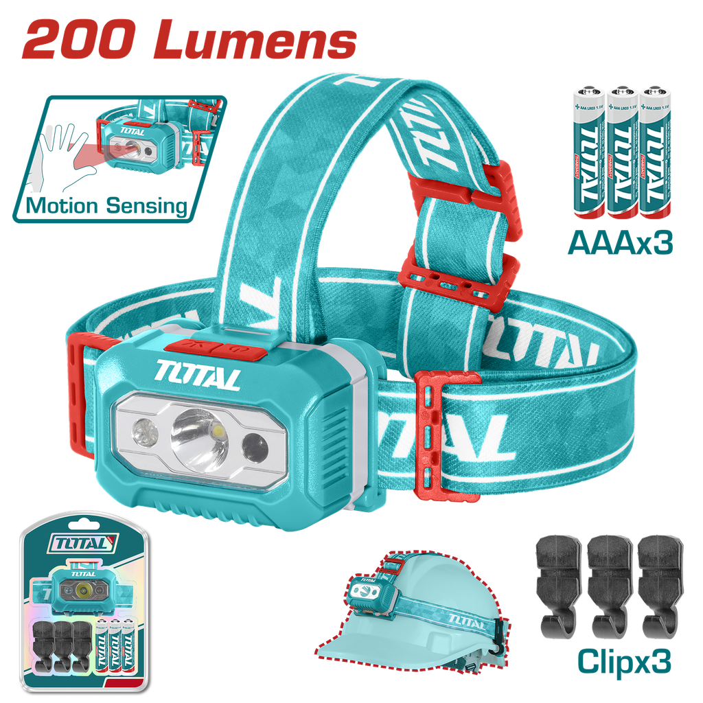 Lampe frontale (200 lumens)