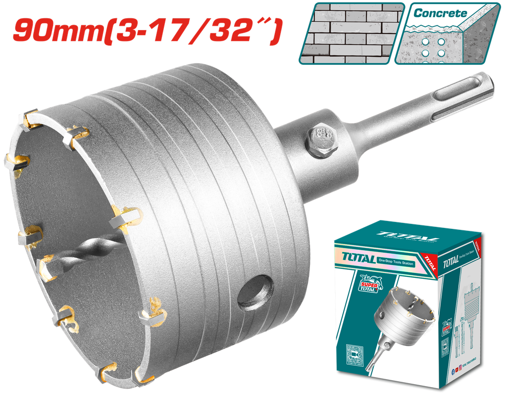 3-17/32" Hole core bit