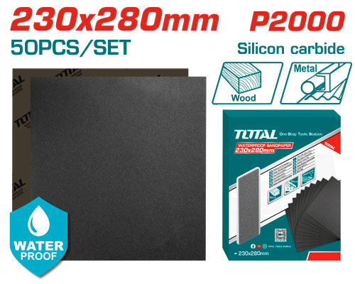 9"x11"xp2000 50pcs waterproof sandpaper