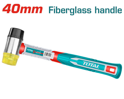 Rubber and plastic hammer
