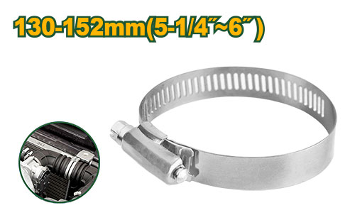 [JDHU2919] 5 1/4 - 6 in. collier de serrage en acier inoxydable