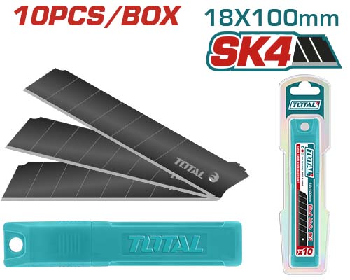 10 pcsx18mm sk4 jeu de lames de couteau