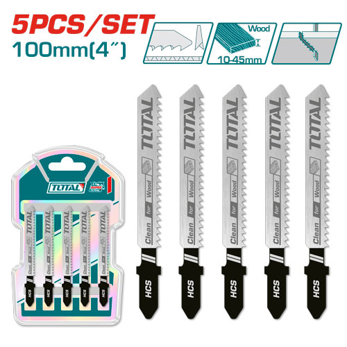 5PCSX4" Jig saw blade for wood set