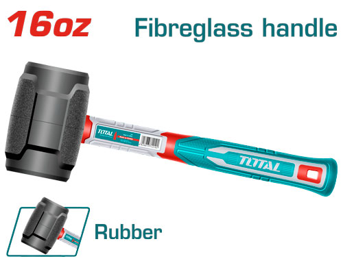 16Oz Black Rubber Mallet