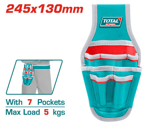 7 pockets tool pouch