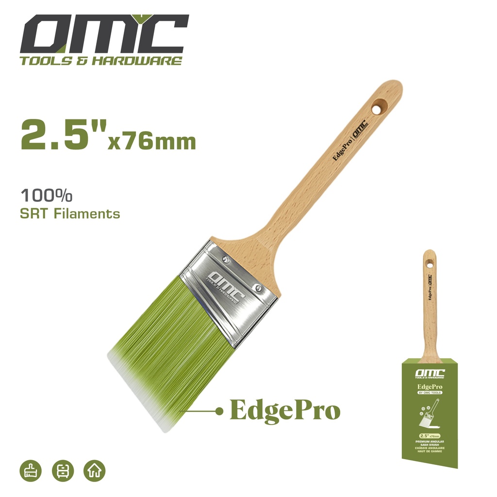 2.5" Premium Angular Sash Brush