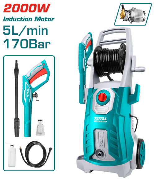 Nettoyeur haute pression électrique à eau froide 2465 PSI, 1,3 GPM