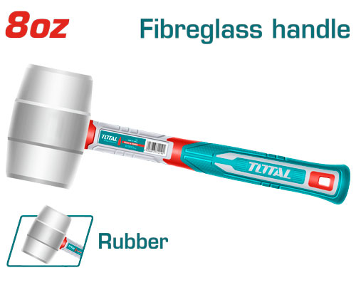 8Oz White Rubber Mallet
