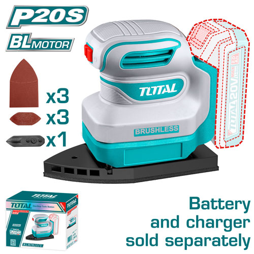 20V Cordless Palm Sander (Tool Only)