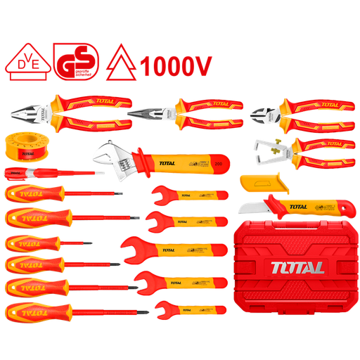 [THKITH1901] 19pcs jeu d’outils isolés (certifié VDE)
