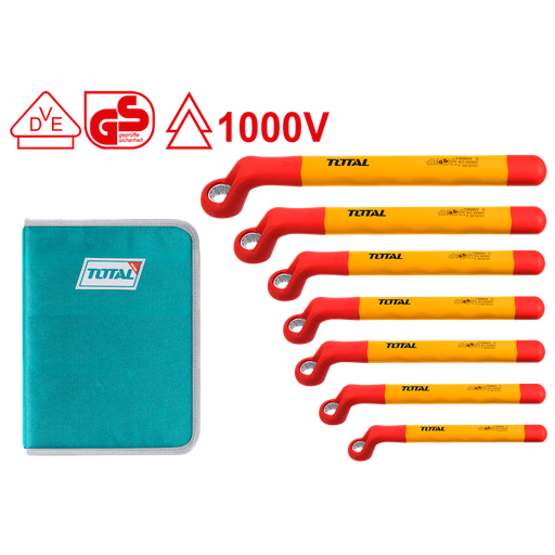 [THKISPA0702] 7PCS insulated ring wrench set (VDE Certified)