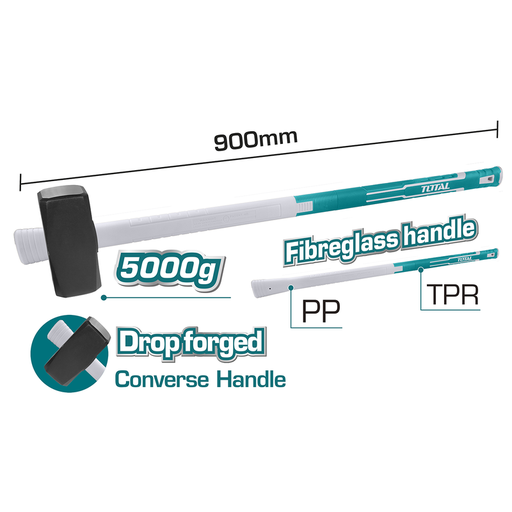 [THT72056D] 11LB Stoning hammer (converse handle)