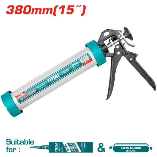 [THT20115] 15" (600ml) pistolet à mastic pour cartouche saucisse