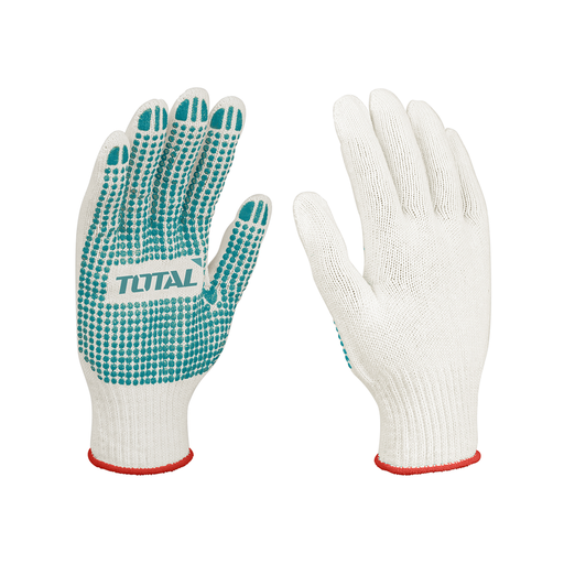 [TSP11102] Knitted & PVC dots gloves