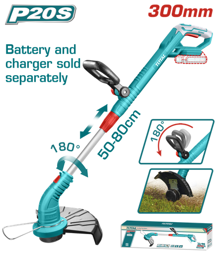 [TGTLI20018A-BC] 20VX2.0AH  Lithium-Ion grass trimmer Combo 1Battery+1Charger