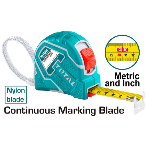 [TMT126681] 26'x1" Steel measuring tape(NYLON)