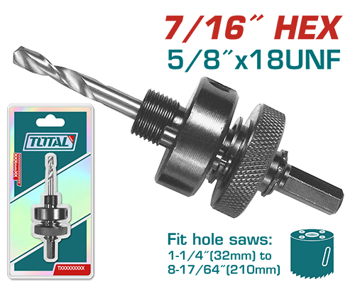 [TAC4202] 7/16" arbre pour scie cloche