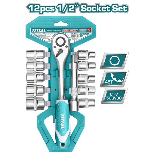 [THT141121] 12Pcs 1/2" socket set