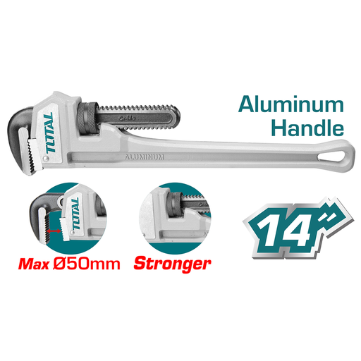 [THTAL17146] 14" Aluminum Handle Pipe Wrench