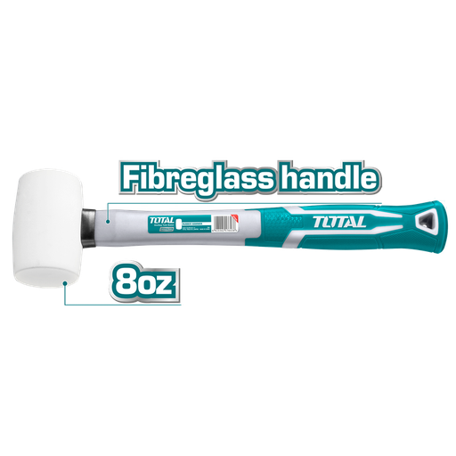 [THT76836] 8Oz White Rubber Mallet