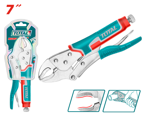 [THT190703] 7" Curved jaw locking plier