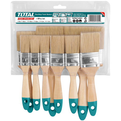[THT8414091] 9pcs jeu de pinceaux