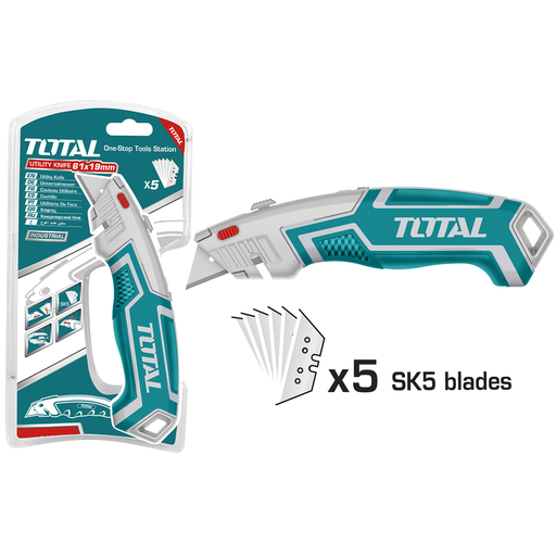 [THT5116118] Retractable Utility knife(5 Extra Blades)