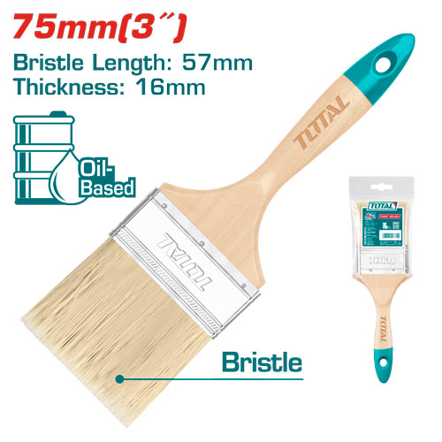 [THT84031] 3" Paint brush(Wooden Handle)