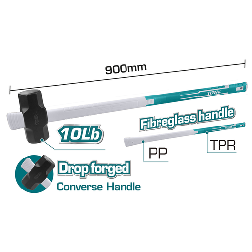 [THT75110D] 10LB Sledge Hammer(converse handle)