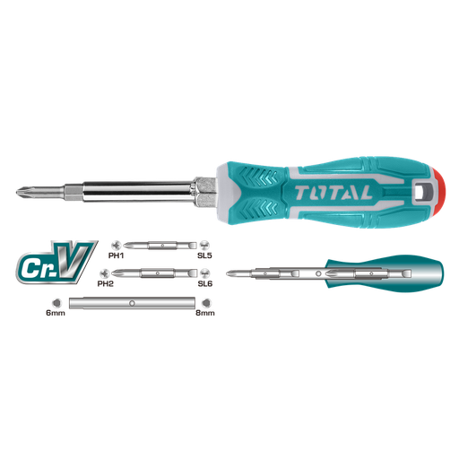 [THT2506076] 6 in 1 screwdriver set