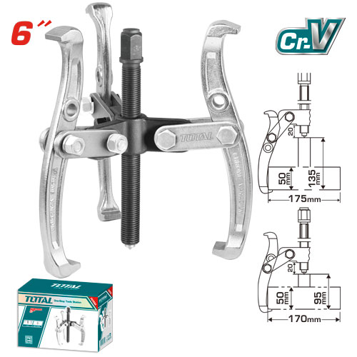 [THTGP366] 6" Three Jaws Puller (Heavy Duty)