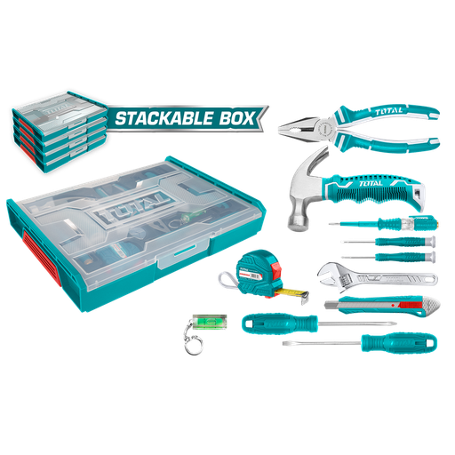 [THKTV02H111] 11 Pcs Stackable household tools set