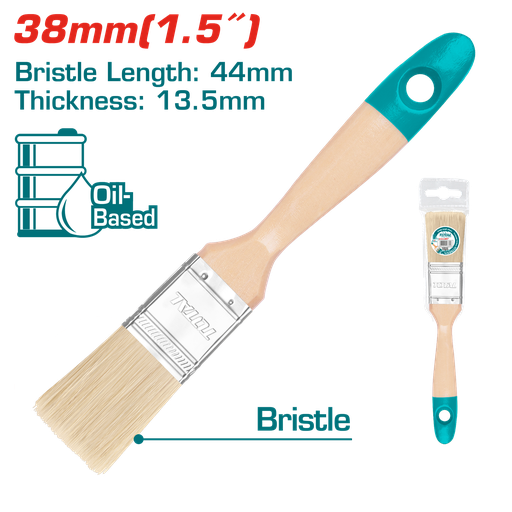 [THT84151] 1.5" pinceau(manche en bois)