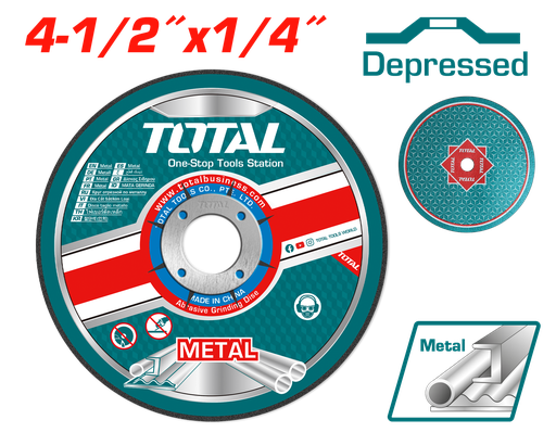 [TAC2231151] 4.5"x1/4"x7/8" disque à meuler métal