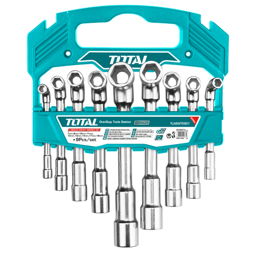 [TLASWT0901] 9 PCS (7-19MM) L-Angled socket wrench set