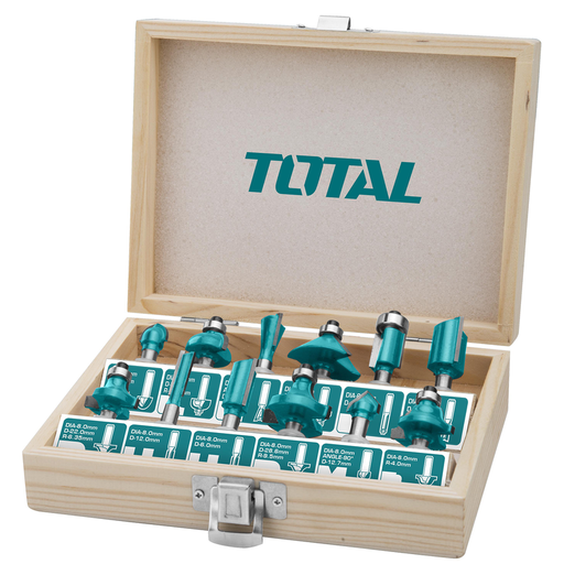 [TACSR2121] 12pcs Router bits set(12mm)
