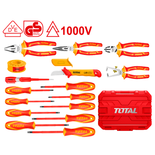 [THKITH1601] 16pcs jeu d’outils isolés (certifié VDE)
