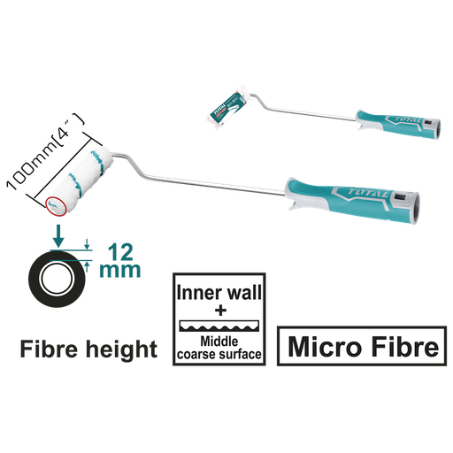 [THT8541D] 4" mini brosse cylindrique (inner wall)