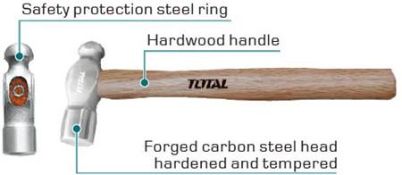 [THTW7424] 24Oz Ball pein hammer(Wooden Handle)