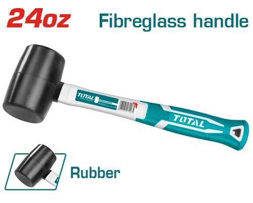 [THT762416] 24Oz Black Rubber Mallet