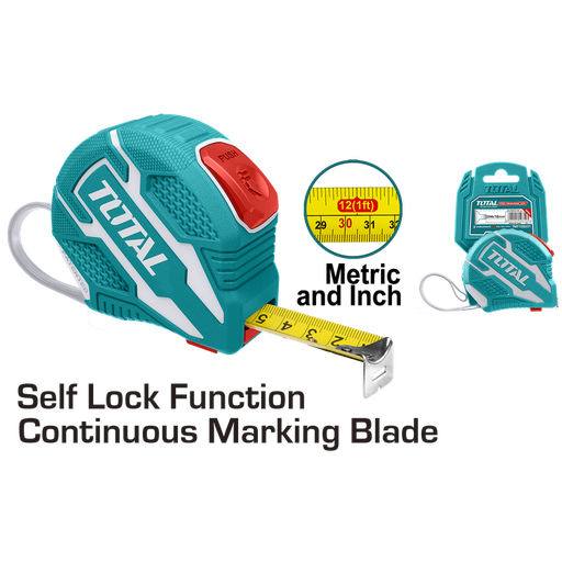 [TMT126231] 10'x5/8" Self lock Steel measuring tape