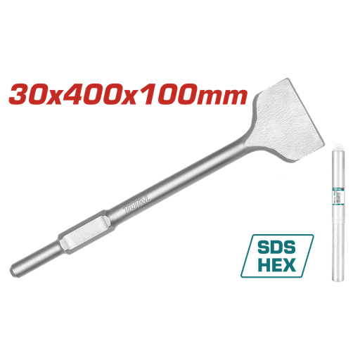 [TAC1532302] 16"X4" flat Hex chisel