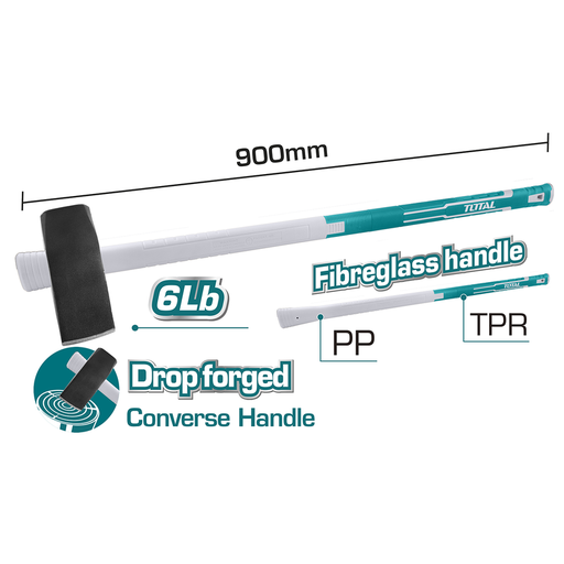 [THT78206D] 6LB Splitting wedge (converse handle)