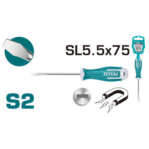 [THT265075] 3/16"X3" Slotted screwdriver