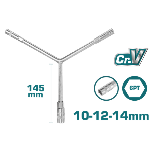[THYSW101214] (10-12-14MM) Y-Type Socket Wrench