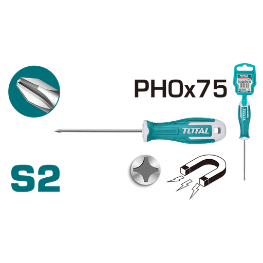 [THT26PH0075] PH0X3" Phillips screwdriver