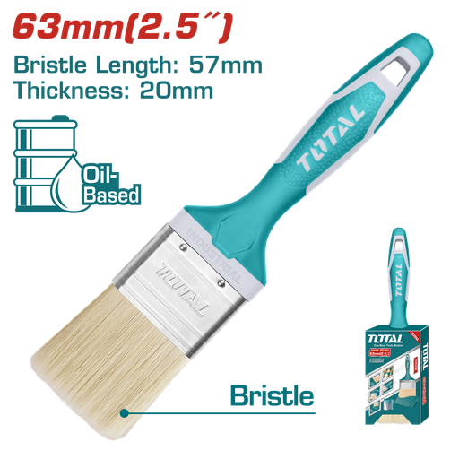 [THT84256] 2.5" Industrial Paint brush(rubber covered handle)